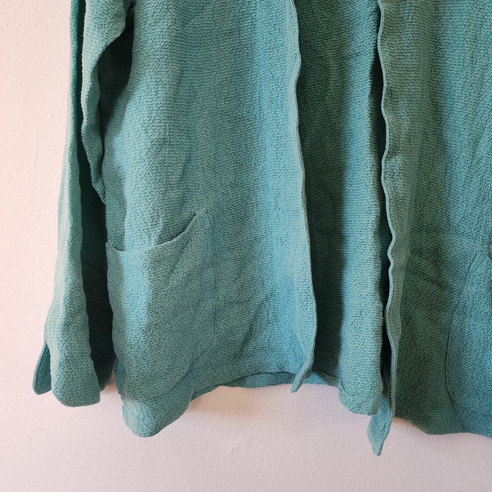 Click By Color Me Cotton Large Flowy Cardigan Shacket Shirt - Picture 2 of 4